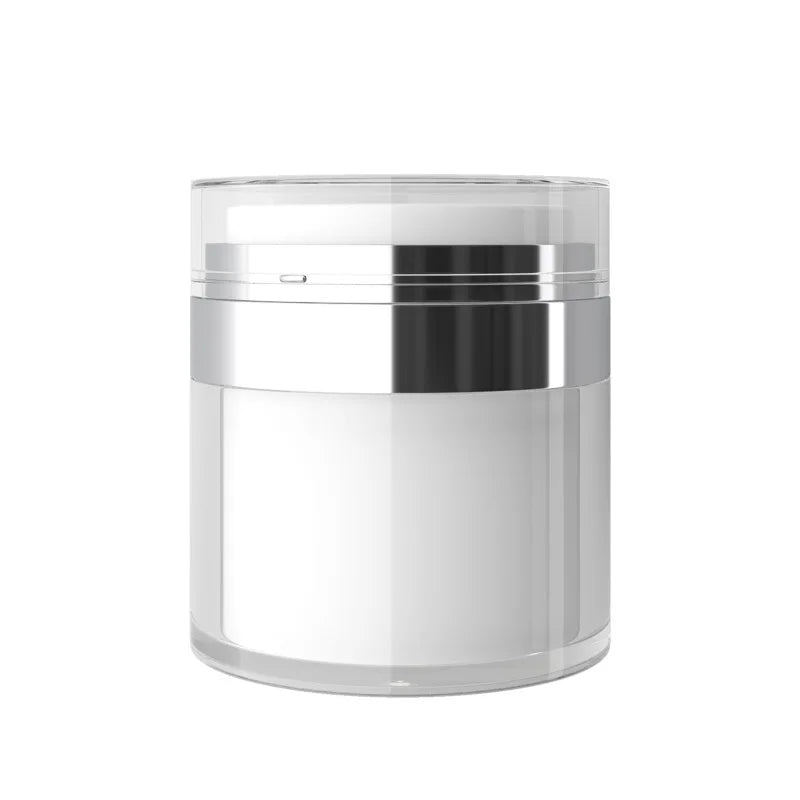 Vacuum-Pressed Face Cream Cosmetic Cans Are Portioned Into Bottles