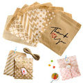 13x18cm Kraft Paper Biscuit Candy Bags Gift Packing Pouch Birthday Party Decoration Dessert Candy Bag Snack Cookie Bag