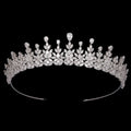 High-end Bridal Tiaras Copper Alloy Cubic Zircon Wedding Hair Accessories Hairband Shining Crystal Crowns BC7037