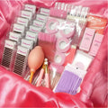 VEYES Synthetic Fiber Mink Lash Mannequin Head Training Kit Makeup Model Eyelashes Practice False Lash Extension Tool Box