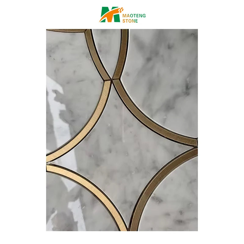 Marble Mosaic Cheap Marble Building Materials Honed or Rolled Marble Mosaic Tiles