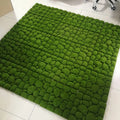 Q-1034 Artificial Stone Green Moss Panels for Indoor Decoration