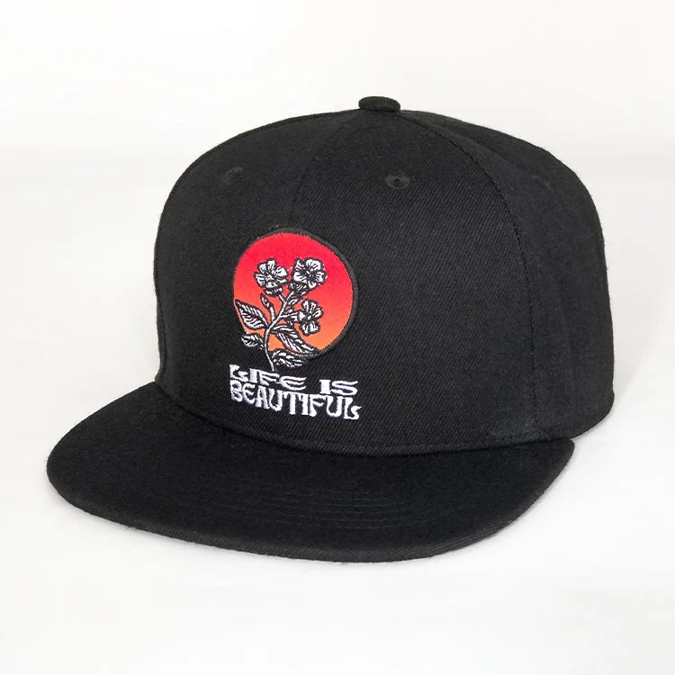 Custom 3d 6 Six Panel Blank Flat Bill Premium Grey Embroidered 100% Wool Snapback Cap Hat in Bulk