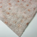 China Wholesale 3D Flower Embroidered 100% Polyester Eco-Friendly Mesh Lace Fabric for Wedding Evening Dresses