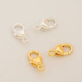 17mm Smooth Lobster Clasp for Jewelry Making DIY Jewelry Accessories Love Shaped Lobster Clasp Silver Plated Alloy Lobster Clasp