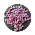 500g/Lot Purple Watermelon Fruit Polymer Clay Slime Charms Hot Clay Beads Sprinkles for Phone Case Nail Art Scrapbooking DIY