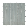 Hot Sale Balcony Patio Decking WPC Interlocking DIY Decking Tiles XF-C055