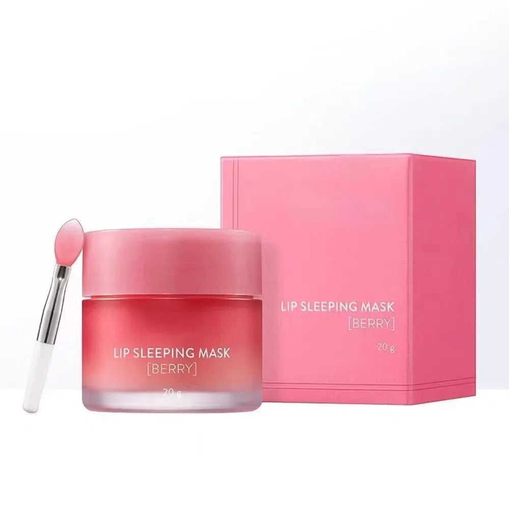 Herbal Vegan Lip Mask Cream with Sunscreen Waterproof Moisturizing Nourishing Night Sleeping Mask Repair Hydrating Lip Balm