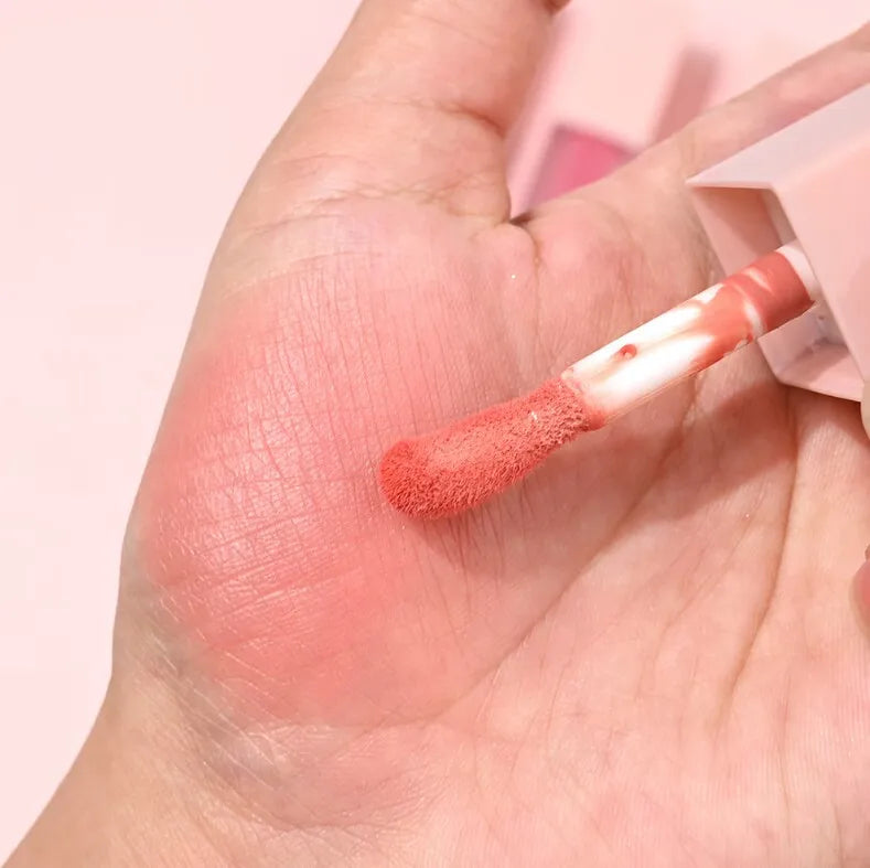 5 Colors Long Lasting High Pigment Color Oil Tinted Blush Matte Cruelty Free Vegan Waterproof Liquid Cheek Face Private Label 4g