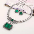 Retro Geometric Board Pattern Short Collar Necklace Clothing Accessories Versatile Accessories