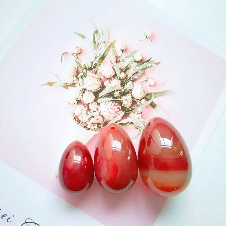 DIY Furuize Women Yoni Steamer Vaginal Care Steam Bath Yoni Steam Seat Red Agate Jade Egg