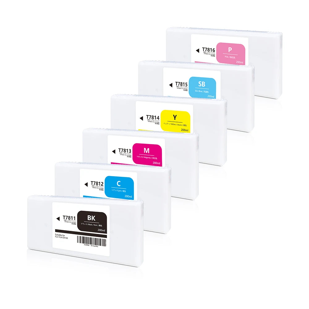 200ml Full Compatible FUJI DX100 Ink Cartridge for FUJIFILM Frontier DX100