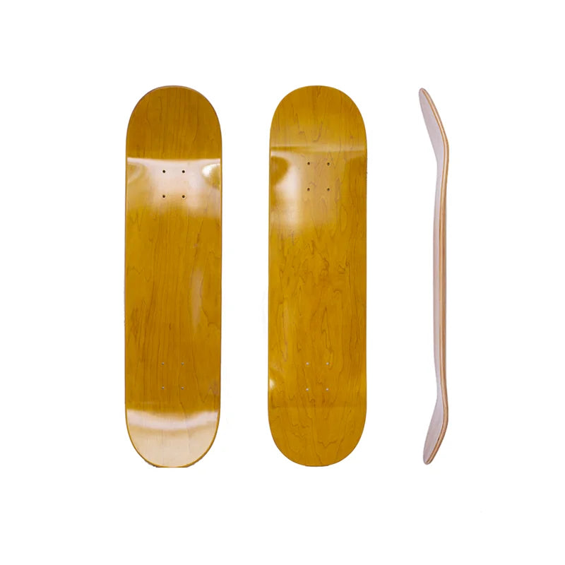 8 8.25 8.5 Inch  Stain Color Skate Board Canadian 7 Ply Maple Blank Custom Pro Skateboard Deck