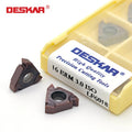 DESKAR CNC Lathe Carbide Inserts Turning Tools Machining Thread Blade 16IRM/ERM AG55 AG60 1.0 1.5 2.0 2.5 3.0ISO 11W 14WLF6018