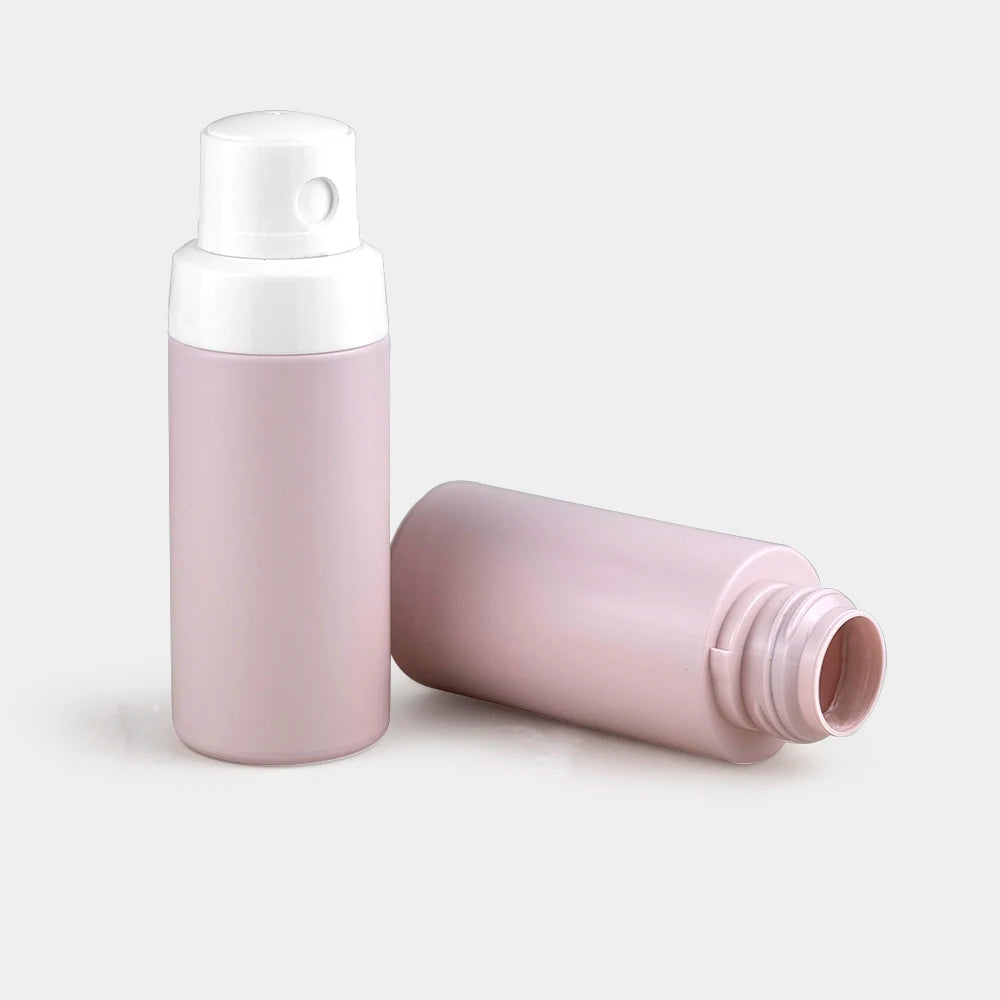 1.9 OZ Customized PE Plastic Powder Factory Direct Sale Sprayer Bottle Powder Container With Full Cover for Personal Care