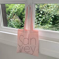 High Sense Niche Canvas Bag Women Large Capacity Pink Shoulder Bag Fashion Cotton Class College Student Canvas Tote Bag