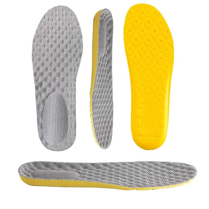 Memory Foam Shock Absorb Latex Foam With Leather Insole Arch Support Insole Sports Anti_Odor Orthopedic Shoes Insole HA00956