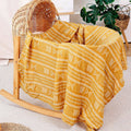 Kangobaby Hot Baby Muslin Swaddle Blanket Set Organic Bamboo Cotton 47*47 Inches Newborn Wraps