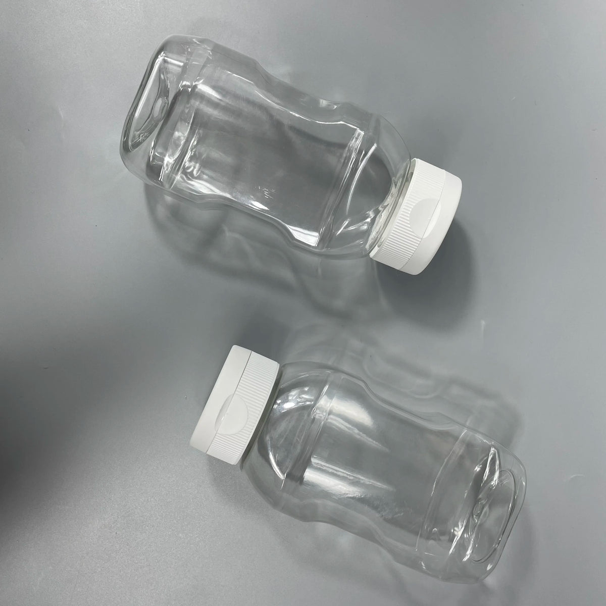 Food Grade 360ml PET Plastic Honey Syrup Squeeze Bottles Plastic Sauce Ketchup Condiment Squeeze Bottle