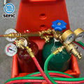 New Professional Tote 4L Oxygen/2L Acetylene Welding Cutting Torch Kit Gas Cylinder