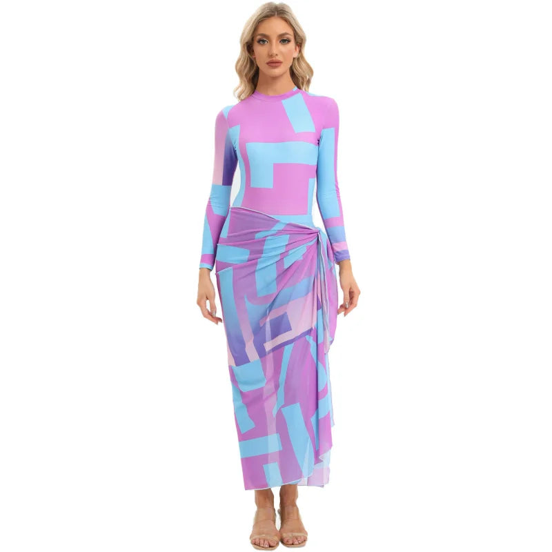 Wholesale Burkini Pour Femme Musulman Conservative 4 Piece Islamic Muslim Ladies Swimsuit for Women