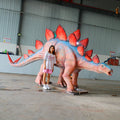 Chuangying Stegosaurus Dinosaurios Reales Waterproof Animatronic Life Size Dinosaur Replica for Sale for Dinosaur Park