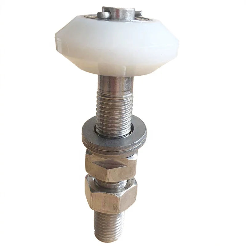 Heavy Stainless Steel Sliding Door Guide Wheel Upper Door Rail Hanging Wheel Cold Storage Door Accessories MinRan