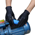 Factory Industry Mechanic Machine Kitchen Dish Washing Thick Heavy Duty Auto Tattoo Working Pure Nitrile Glove Disposable Gloves