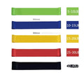 TTSPORTS  Wholesale Custom Logo Exercise Workout Strength Fitness Latex Long Resistance Bands Set for Men and Women