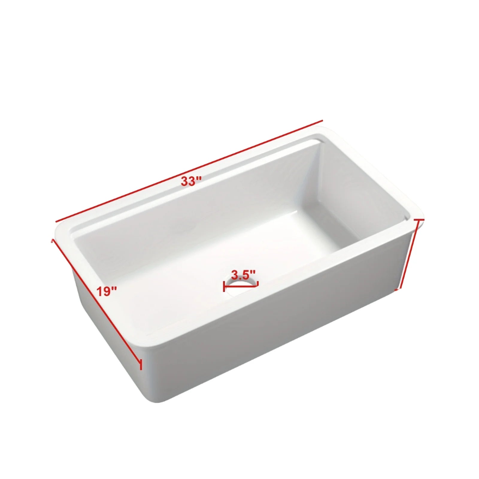 33 Inch Single Bowl Kitchen Sink Sliding Accessories Undermount Workstation Drop-In Farmhouse Style Deep Dual Mount Apron Front