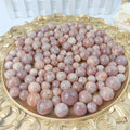 Wholesale High Quality Golden Sun Stone Little Sphere Hand Craved Crystal Ball for Home Decoration