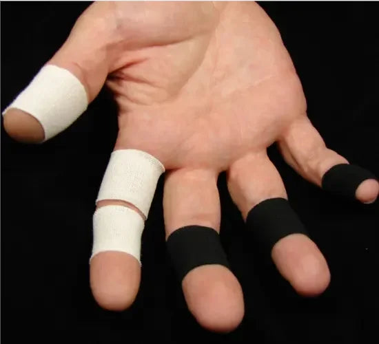 0.8cm Zinc Oxide Cotton Sports Finger Protection Tape Water Resistant Strong Adhesive 13.7m Length for Weight Lifting BJJ CE