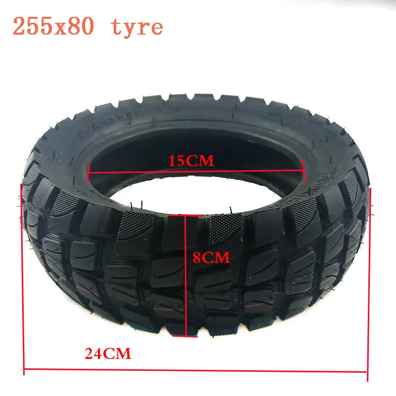 New Image 10 Inch Off Road City Road Pneumatic Tire Inner Tube Inflatable Tyre for Electric Scooter Speedual 10 Zero 10X 255x80