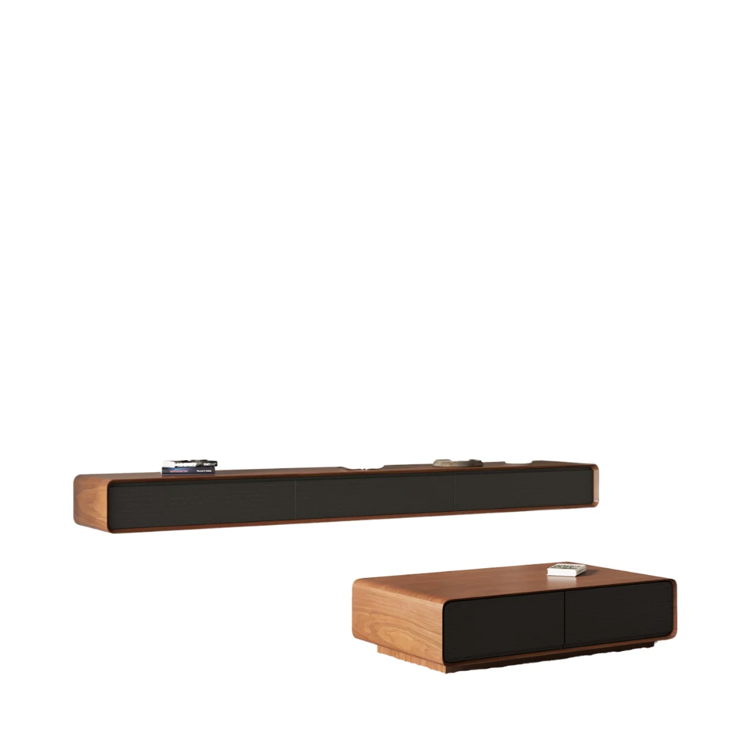 Durable Paint Free Customizable Wood Stand Living Room Wall Unit Tv Cabinet Modern Design