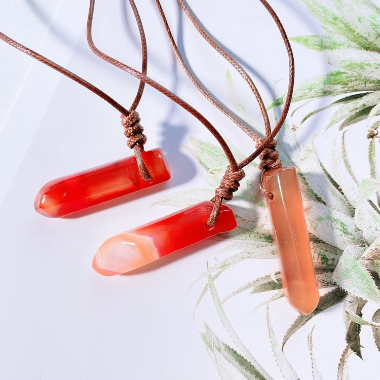 Huiying Gemstone Jewelry Red Agate Pendant Jewelry