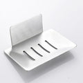 Punching Free Magic Sticker Detachable Modern Stainless Steel Waterproof Self Drain Soap Holder