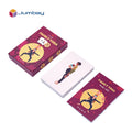 Custom Yoga Bodyweight Training Body Building Balance Fitness Exercise Playing Card Game Made of Durable Plastic