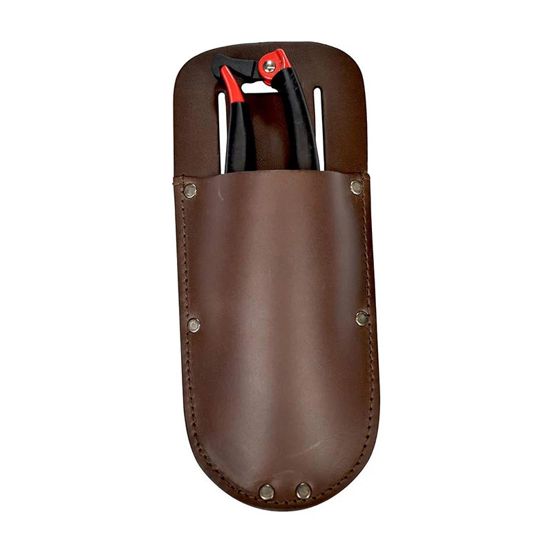 Folding Saw Construction & Utility Tools Pouch Leather Pruner Scabbard Holster Pouch Bag for Pliers Pruning Shears