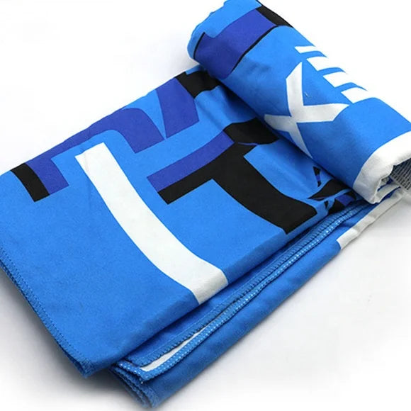 Large Printed Microfibre Suede Beach Towel Wholesale Lightweight Sand Free Microfibra Customized Beach Towel