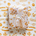 Custom Single-Sided Yellow Tissue Paper for Clothing Packaging Factory Specialty Uncoated Decorative Design