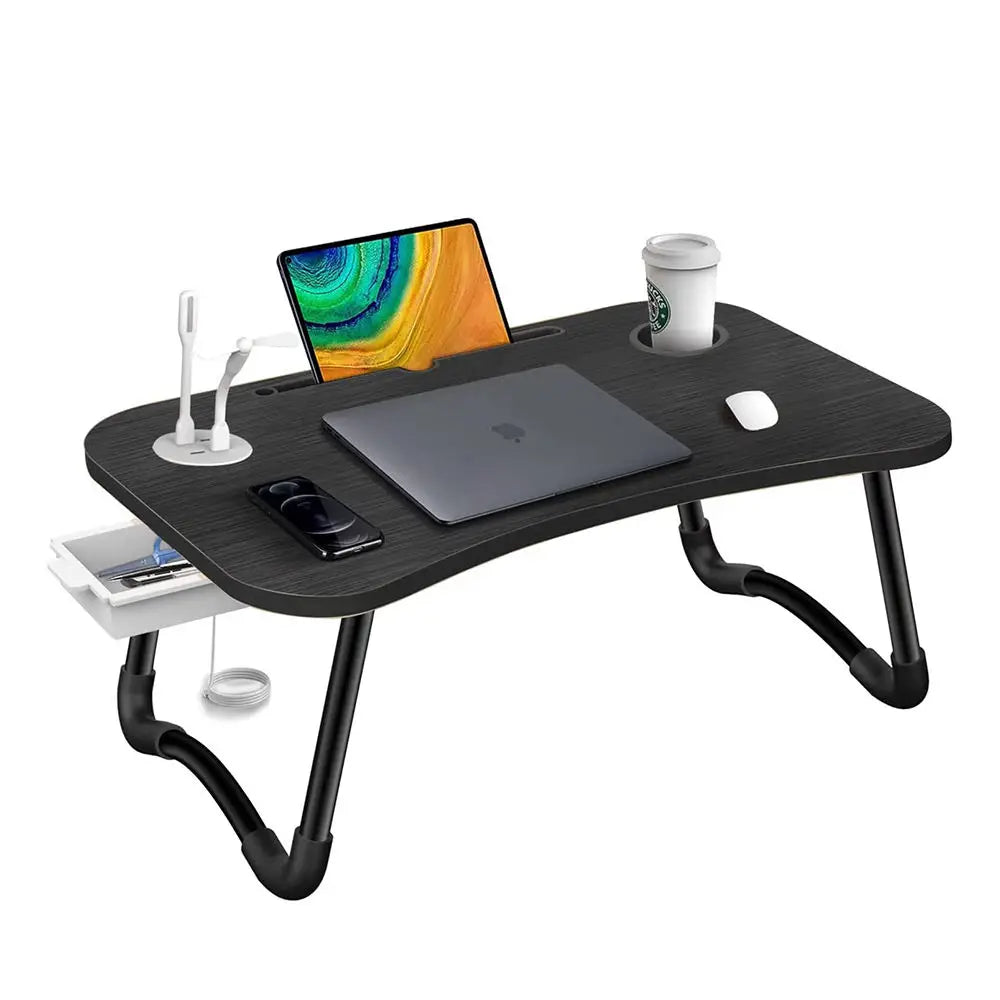 MDF Colorful Design Folding Study Kids Laptop Table Mini Foldable Computer Bed Desk Mesas Abatibles
