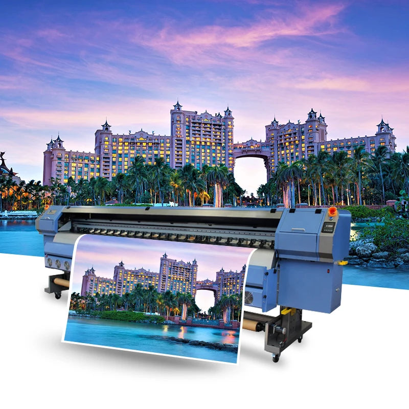 240sqm/h Large Wide Format Printer 3.2 Meter KM512i Printhead Vinyl Banner Advertising Tarpaulin Digital Printing Machine