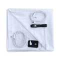 Natural Therapy Bedding Grounding Bed Sheet With Silver Fiber for Bio Electric Shield Earthing Massage Bed Sheet