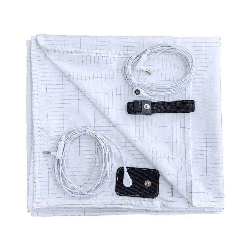Natural Therapy Bedding Grounding Bed Sheet With Silver Fiber for Bio Electric Shield Earthing Massage Bed Sheet