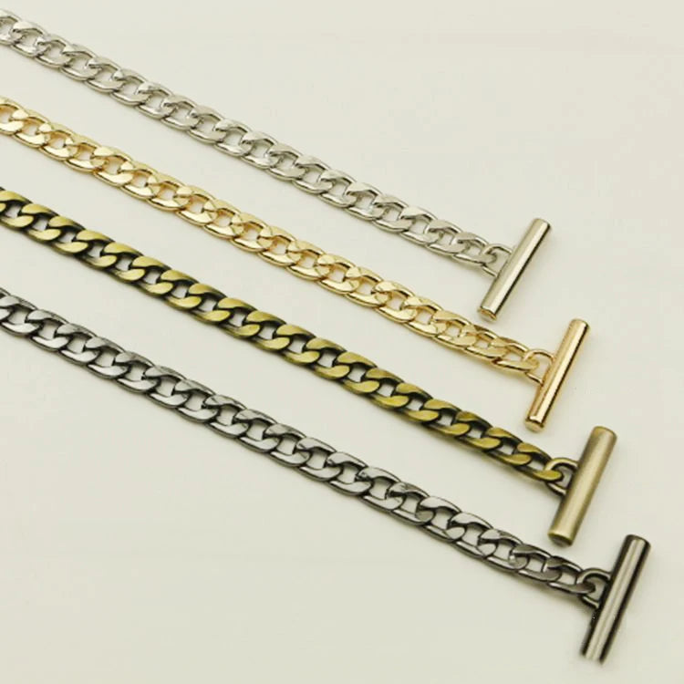 Deepeel L1-21 120cm DIY Bag Accessories Handbag Custom Bags Chains Crossbody Strap T Buckle Hardware Parts Purse Accessories