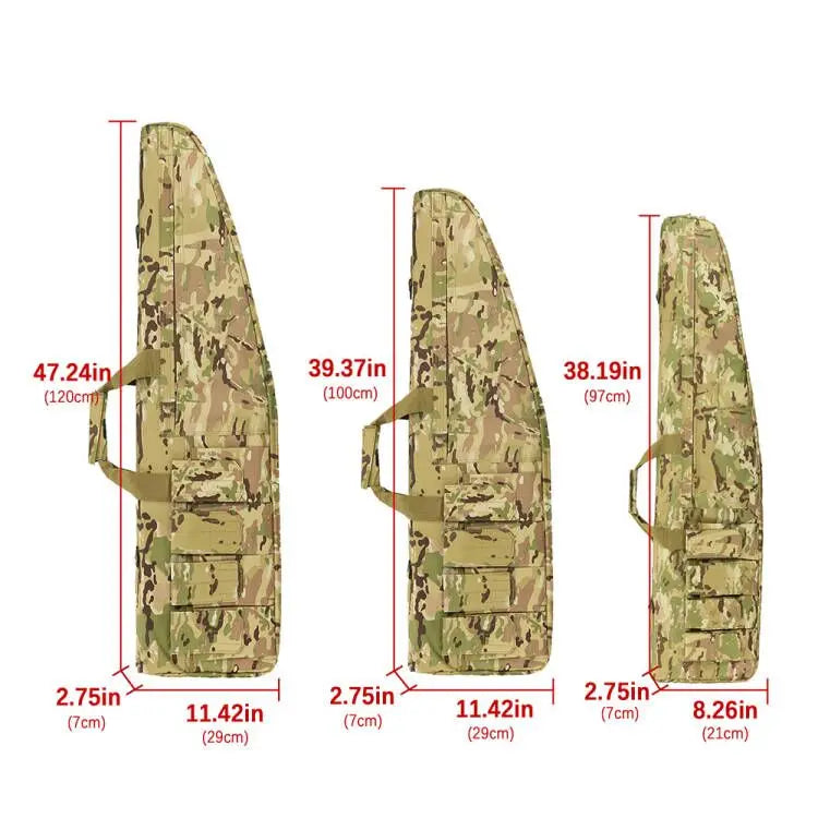 97/100/120CM Padded Soft Gun Case Storage Scoped with Magazine Holder Pouches Tactical Gun Carry Protection Bag