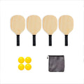 High Quality Wooden Paddle Racket with Composite Core for Pickleball Good Quality Tennis Balls