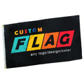 Custom Logo Digital Printing 3X5 Ft Double Sided Polyester Banner with logo Custom Print Business Flag