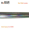 Silver Holographic Rainbow Hot Stamping Foil Roll PET Transfer Foil for Fishing Lures DIY Craft Packaging Label Decoration