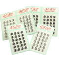 8mm 10mm 12mm Copper Brass Press Stud Button Cheap Wholesale Kids Doll Craft Garment Invisible 6mm Round Metal Push Snap Buttons